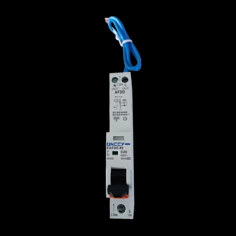 230V 40A 1P+N Arc Fault Protection RCBO+AFDD