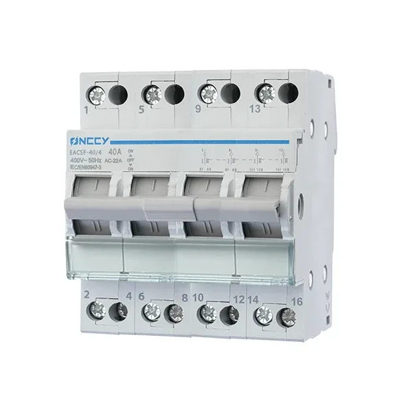16A-40A 2P 3P 4P Changeover Switch with Wordboard