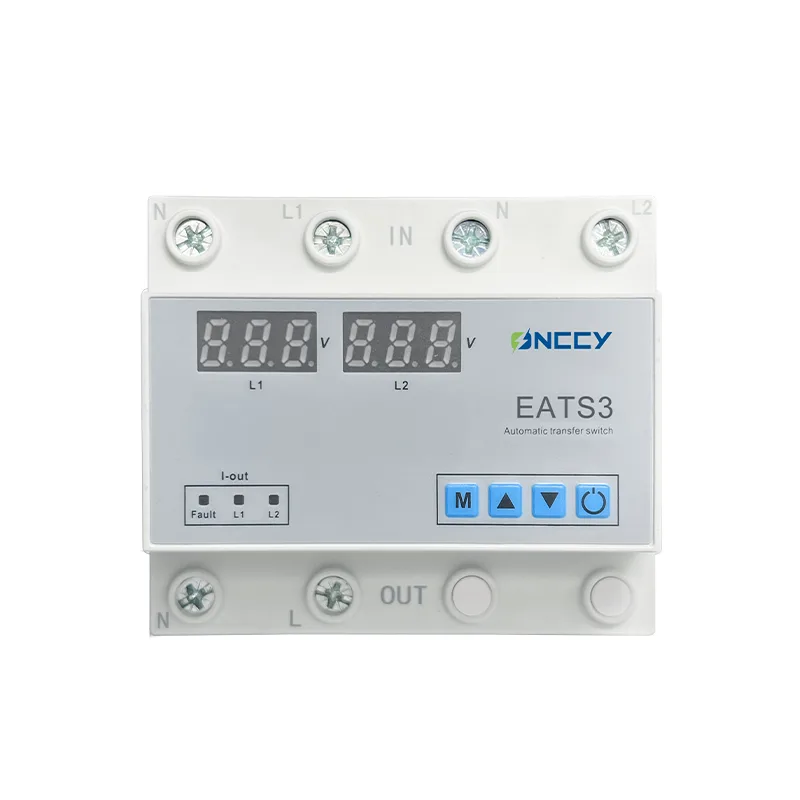 EATS3 4-In 2-Out Automatic Phase Sequence Changeover Switch 63A/100A