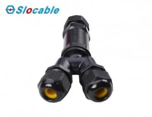 Slocable Waterproof Y Connector for Solar Street Light M685-Y