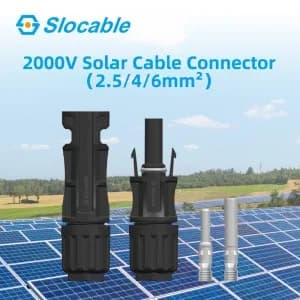 Slocable Premium 2000V Solar Cable Connector Copper Sheet
