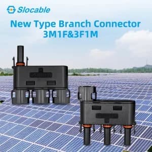 Slocable 1500V DC PV 3 in 1 Branch Connector