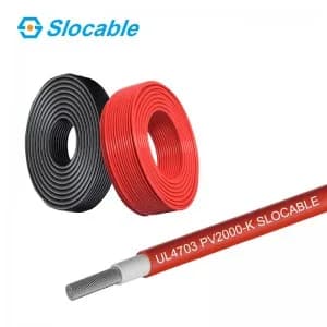 Slocable 10 AWG PV Cable｜2000V UL4703 Solar Wire for Photovoltaic Systems