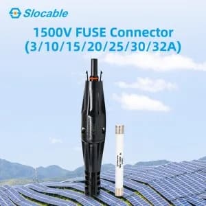 Slocable Solar Panel PV DC Fuse Connector 1500V